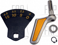 Incremental Weight Pin Set;ABS;GM40(service) - Product Image