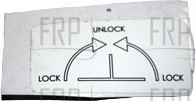 INDICATION DECAL--EXTERNAL - Product Image