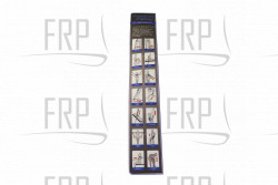 Instruction Placard Left Single Stack F3FT - Product Image