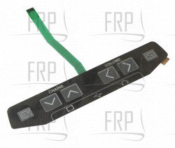 Keypad, AV, 750C/R SWEDISH - Product Image