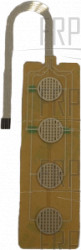 KEYPAD, MEMBRANE, 1, CONSOLE, EP262-1US, - Product Image