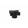 Knob, 2" OD x 1" Tall, Female insert 3/8-24 - Product Image
