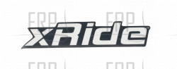 LABEL, xRIDE BACKREST - Product Image