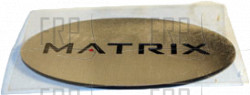 Label;Motor Cover;AL;BL/RD;TM68B ALUMINUM PLATE - Product Image