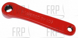 LEFT CRANK ARM RED FOR IC4 & IC5 & IC6 - Product Image