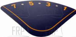 Leg Pad Adjustment Decal - Product Image
