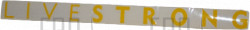 LIVESTRONG logo on frame;440*31mm - Product Image