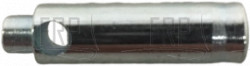 Location Pin - S45C;White Zinc;FC20;#8x3 - Product Image