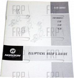 Manual, Owner's - Product Image