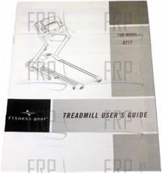 Manual, Owner's 821T - Product Image