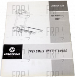 Manual,Owner's-T500 - Product Image