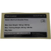 Marking, 70x42mm, Black Word/Silver Base, - Product Image Marking, 70x42mm, Black Word/Silver Base, - Product Image