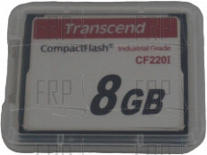 Memory Card, TS8GCF220I, 8GB, Transcend, - Product Image