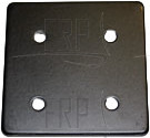 Motor Cover Velcro Mounting Plate;BL;TM69 - Product Image