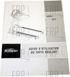 Operation Instruction, French, TM615*621T - Product Image