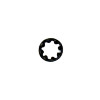 43001459 - Outside Sawtooth Washer (SUS304), 4.3 x 8 x 0.5mm - Product Image 43001459 - Outside Sawtooth Washer (SUS304), 4.3 x 8 x 0.5mm - Product Image