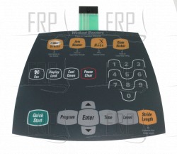 Overlay, Keypad - Product Image
