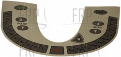 Overlay, Speed/Elevation Keys - Product Image