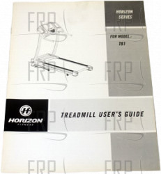 Owners Manual-T81 - Product Image