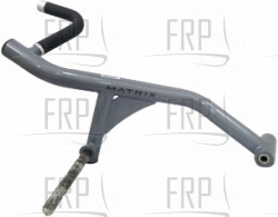 pedal arm set, right, Iced Sliver, PL06KM, - Product Image