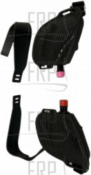 Pedal Set;w/ Belt;L/R;no logo;Black1;;R6 - Product Image