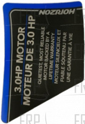 POP Sticker;Motor Cover;;;Synthetic Pape - Product Image