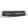 POP Sticker;Pedal;;;;Left;English/French - Product Image