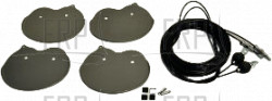 Pulley Cover Set; Includes Hardware and New Cable - Product Image