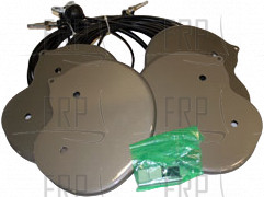 Pulley Cover Set; Includes Hardware and New Cable - Product Image