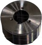 PULLEY, POLY-V, ANTIRUST OIL, SS41, J10#55, R - Product Image