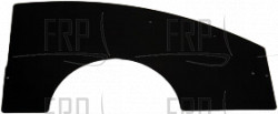 RIGHT INSIDE STOPPER;BLACK;MX-E1x - Product Image
