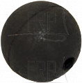 Rope Stopper; Rubber Ball - Product Image
