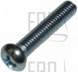 Screw, RND, M4x20L, PH, WZN, ROHS, - Product Image