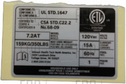 Spec Label, ETL, PETP, TM705, 1US - Product Image