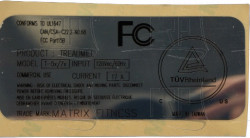 SPEC LABEL TUV TM501D - Product Image