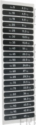 Spec Label;;5 LBS;White Word/Black Base; - Product Image
