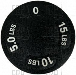 Spec Label;Incremental Weight Plate;15LB - Product Image