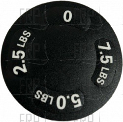 Spec Label;Incremental Weight Plate;7.5L - Product Image