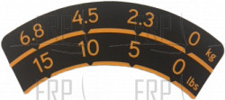 Spec Label;Incremental Weight Plate;93.0 - Product Image