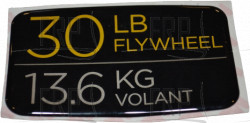 SPEC LABEL;STABILIZER COVER;;;REAR;EP559 - Product Image
