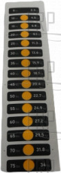 Spec Label;Weight Plate;10lbs*15;;PC;;;G - Product Image