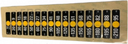 Spec Label;Weight Plate;;Black;PC;;;GM14 - Product Image