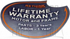 Sticker, Motor Cover - Product Image