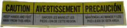 Sticker, Warning - Product Image