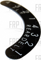 Sticker;Angle ADJ;R;;;;;GM15 MX-S22 - Product Image
