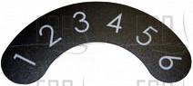 Sticker;Back Pad ADJ;;;;;;GM03 MX-S52 - Product Image