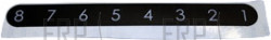 Sticker;Back Pad ADJ;;;;;;GM08 MX-S71 - Product Image