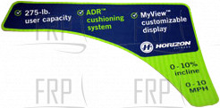 Sticker;Console;R;TM301 - Product Image