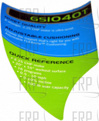 Sticker;Overlay;L;TM604-1US - Product Image