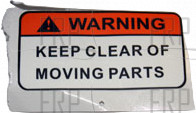 Sticker;Warning;FW50;FW50-V02A - Product Image